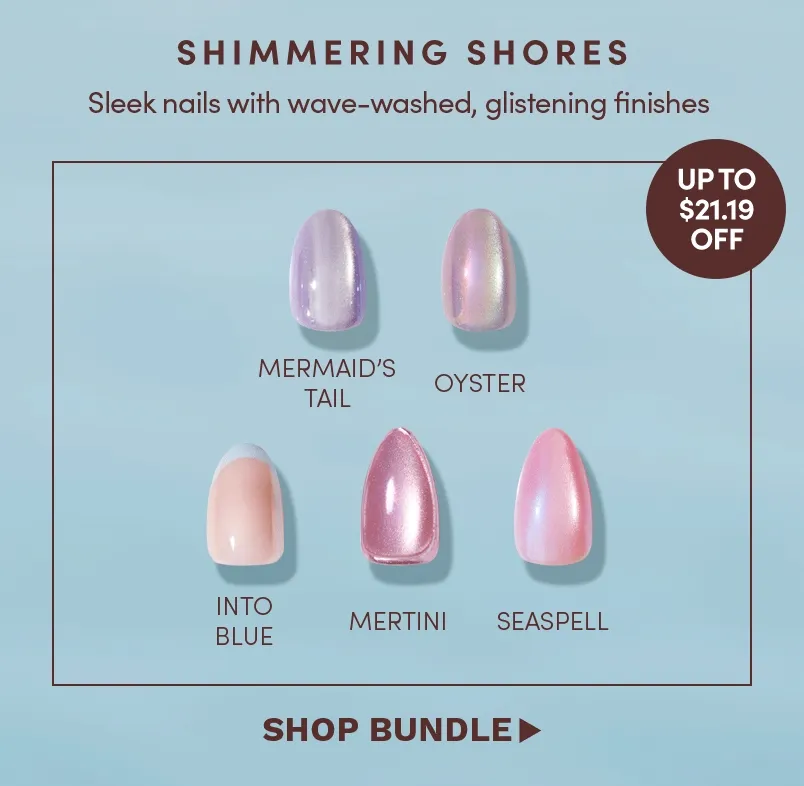 Save up to 21.19 Shimmering Shores Bundle