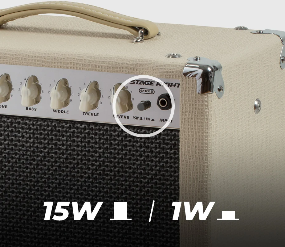 Stage Right by Monoprice 15-Watt 1x12 Guitar Combo Tube Amp with Celestion Speaker and Spring Reverb