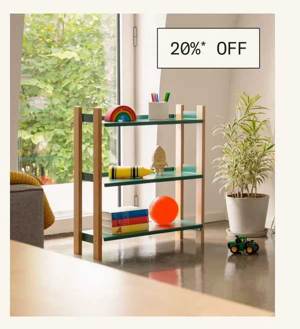 Save 20%* on The Shelving System