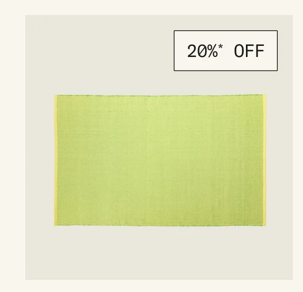 Save 20%* on Rugs