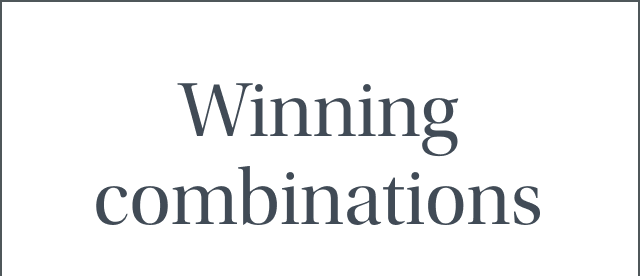 Winning combinations