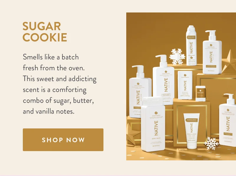 Sugar Cookie | There’s nothing like a batch fresh from the oven. This sweet and addicting scent is a comforting combo of sugar, butter, and vanilla notes. | SHOP NOW