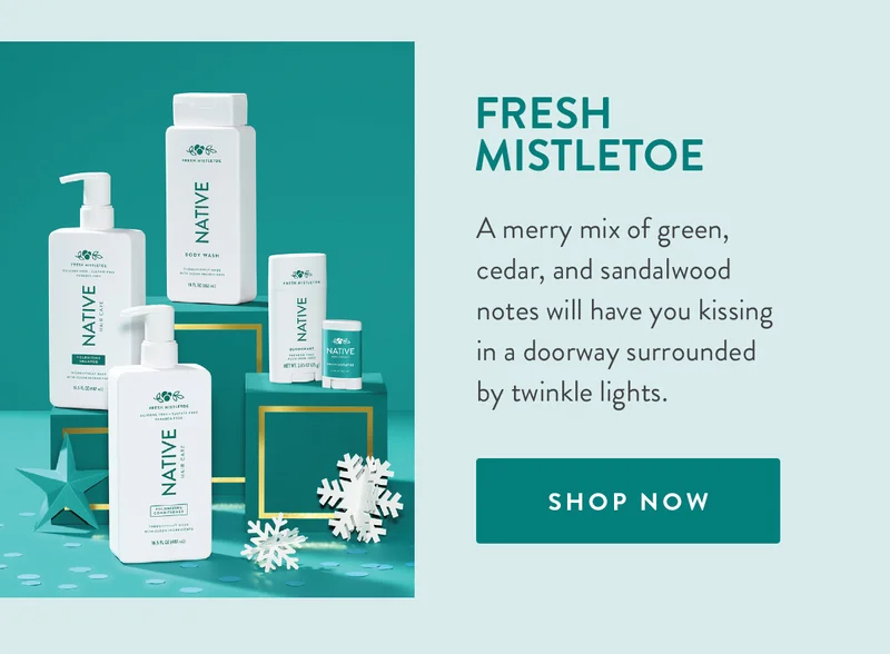 Fresh Milestone | A merry mix of green, cedar, and sandalwood notes will have you kissing in a doorway surrounded by twinkle lights.  | SHOP NOW