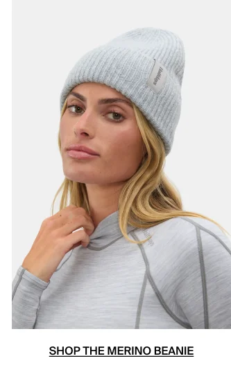 Shop the Merino Beanie in Heather Grey
