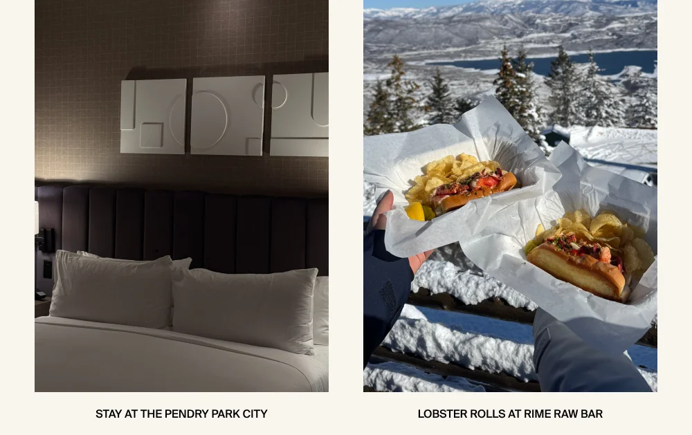 Get the itinerary on Instagram