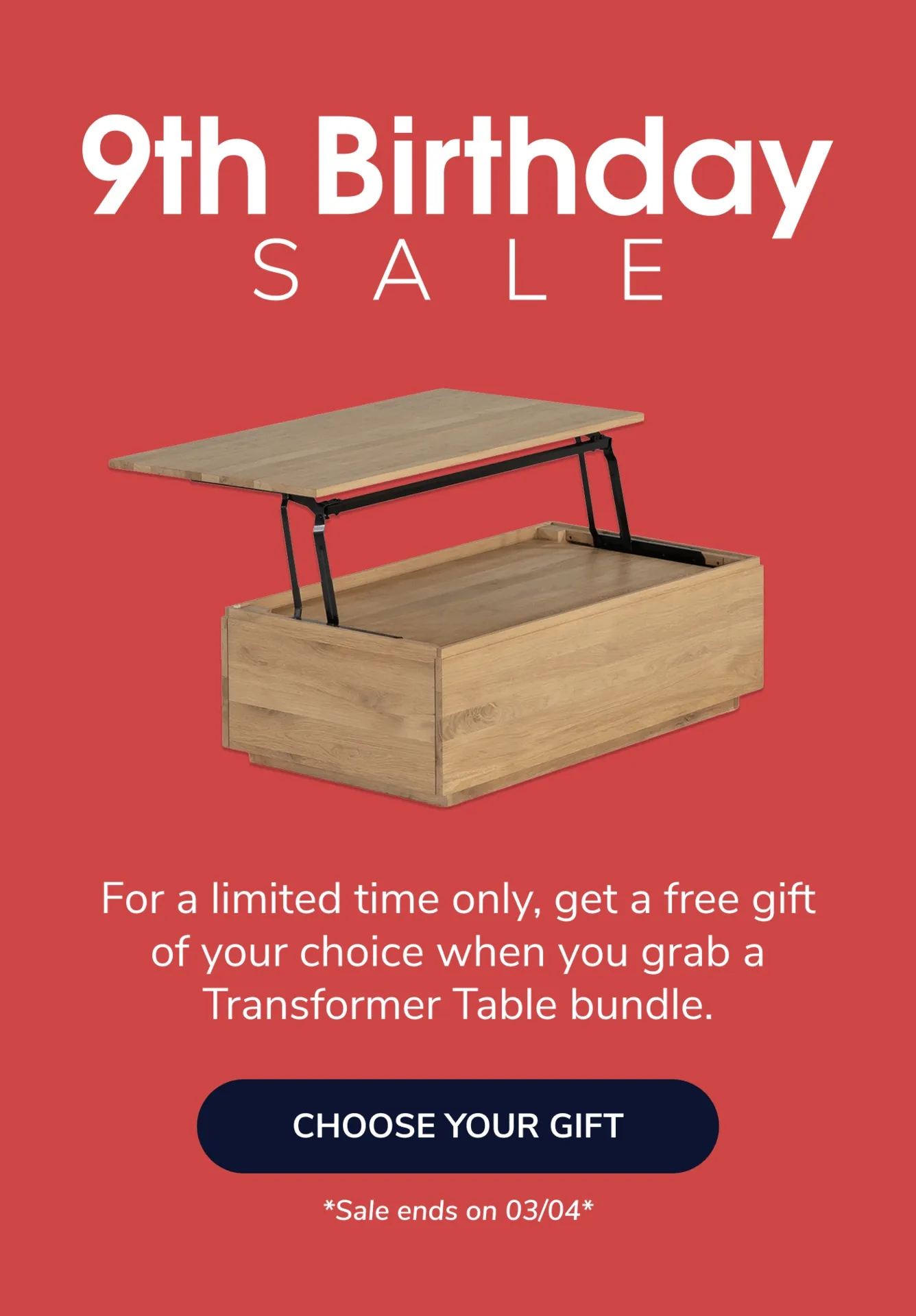 9th Birthday Sale