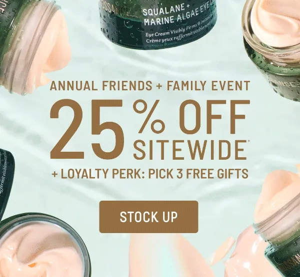 Ends Soon 25% Off Sitewide