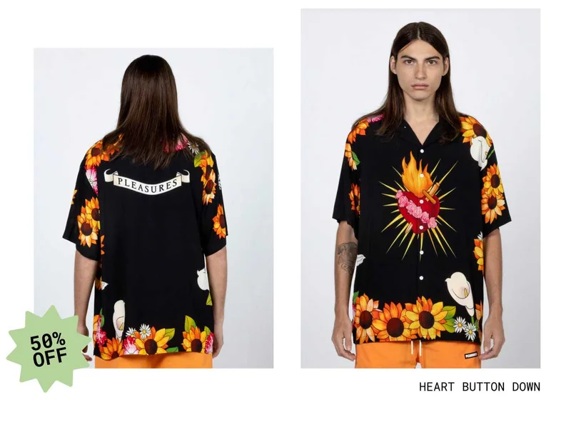 Heart Button Down | 50% Off