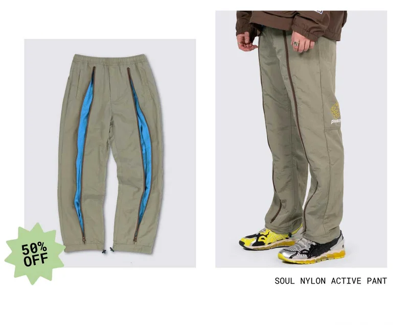 Soul Nylon Active Pant | 50% Off