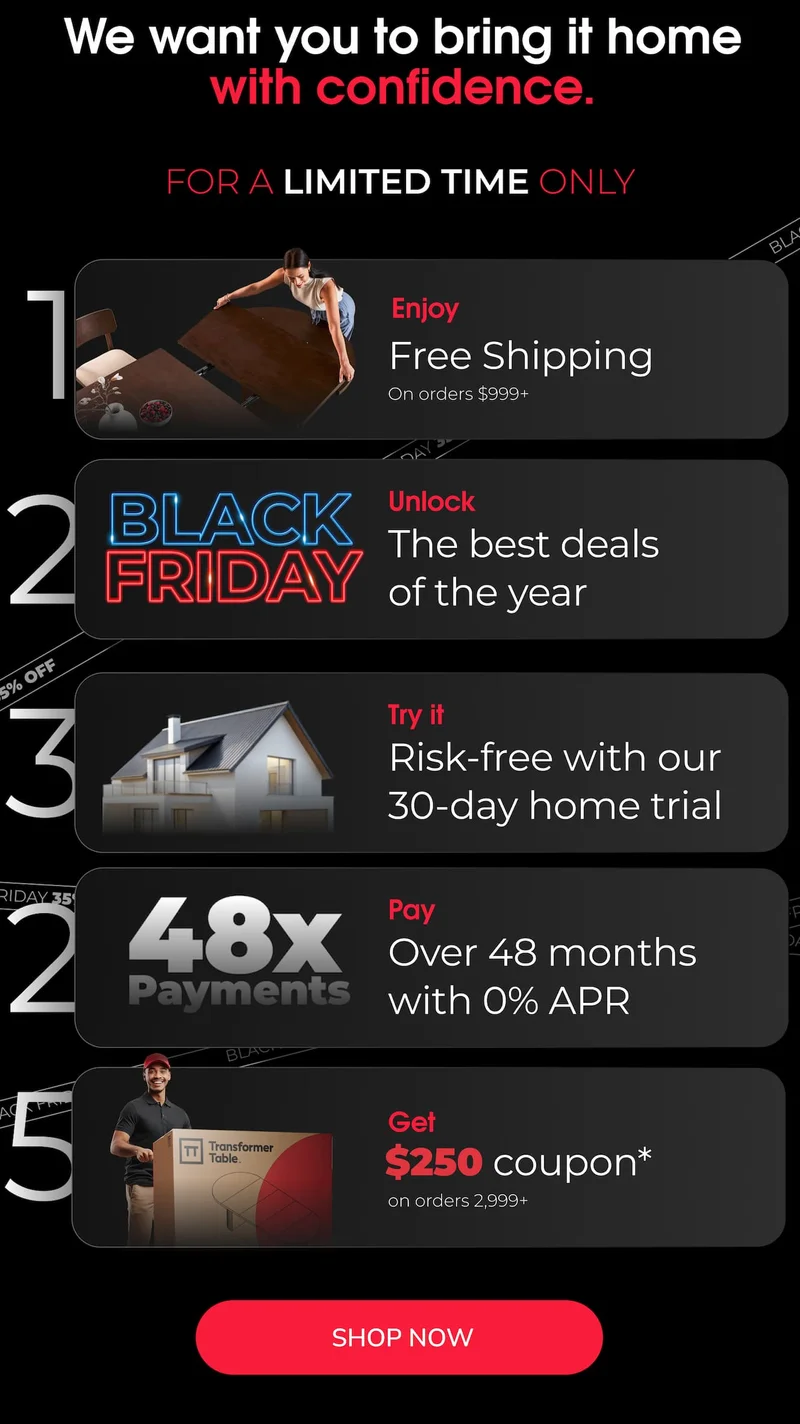 THE WAIT IS OVER, OUR BIGGEST SALE OF THE YEAR IS HERE
