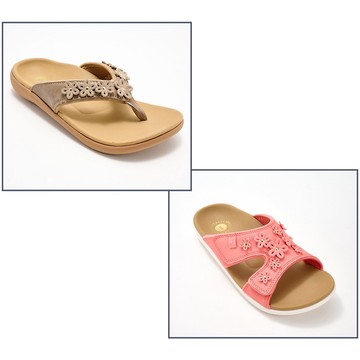 Revitalign Orthotic Choice of Yumi or Kholo Floral Sandals