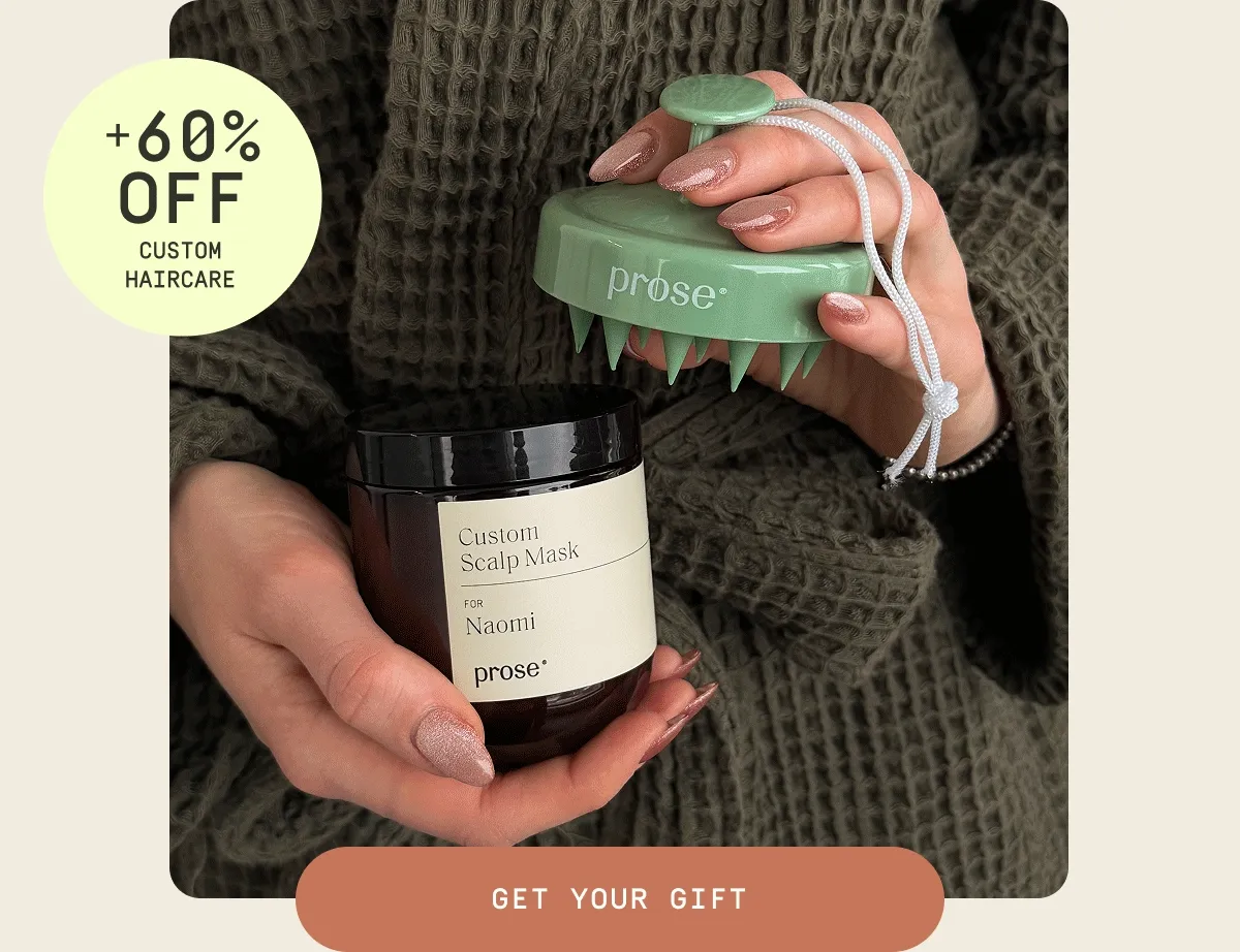 60% off + Free Scalp Massager*