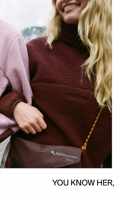 Shop the Pieper Fleece in Glazed Cherry