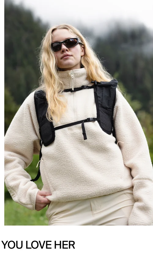 Shop the Pieper Fleece in Oat Milk