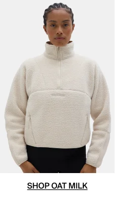 Shop the Pieper Fleece in Oat Milk