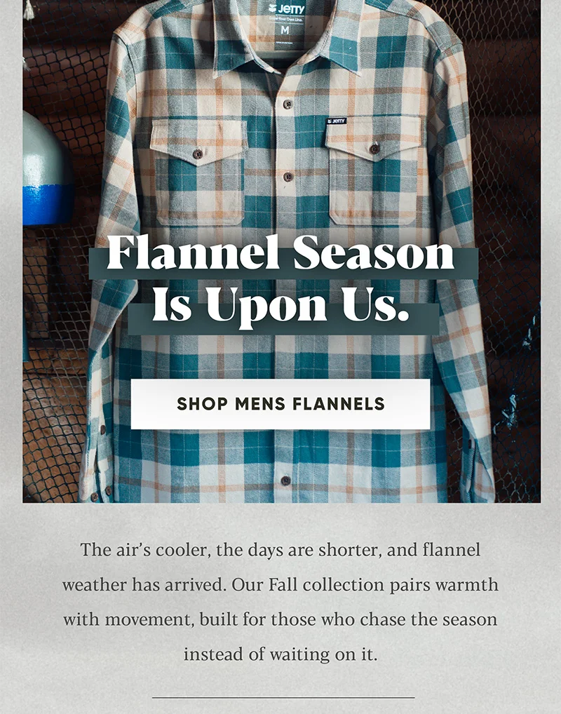Flannel Season is upon us.