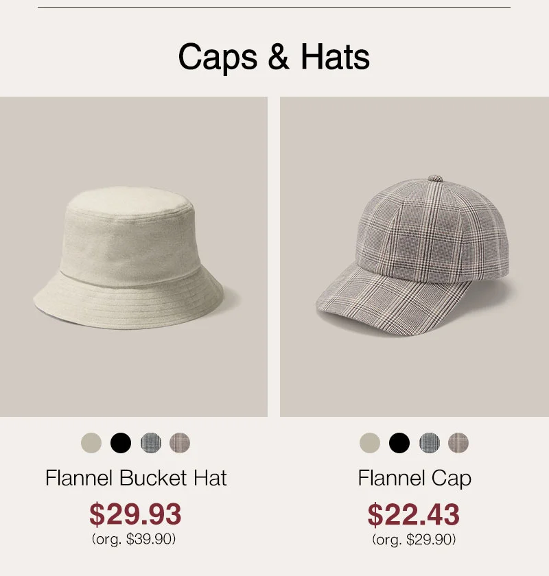 Shop Flannel Hats and Caps