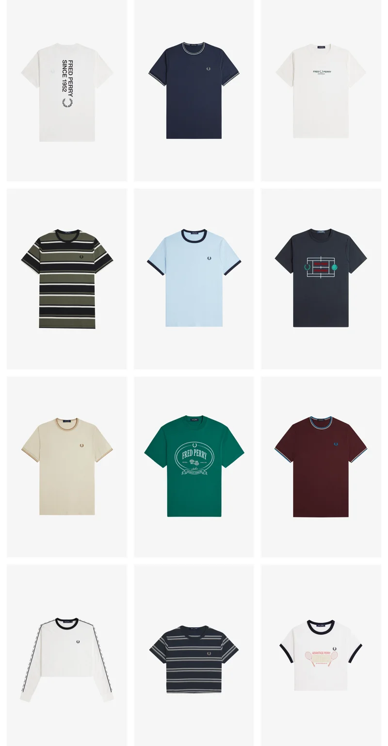 a selection of plain, twin-tipped and graphic T-shirts