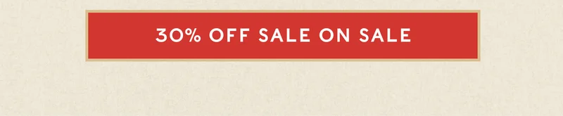 30% Off Sale On Sale