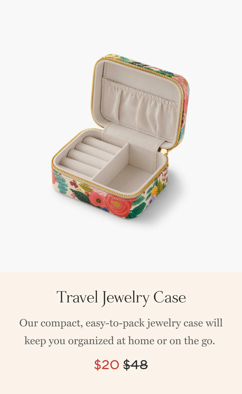 Travel Jewelry Case