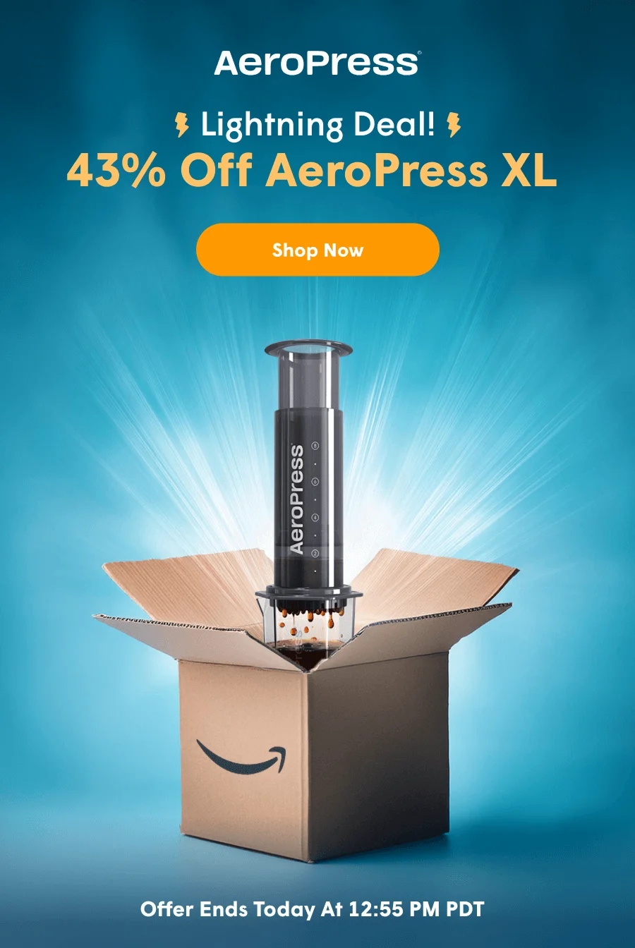 AeroPress XL lightning deal