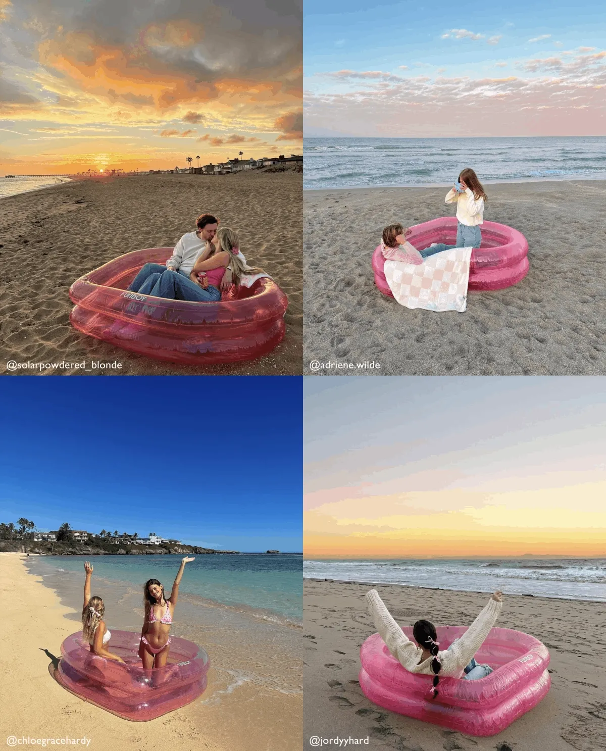 GIF of Clear Heart Pool Images