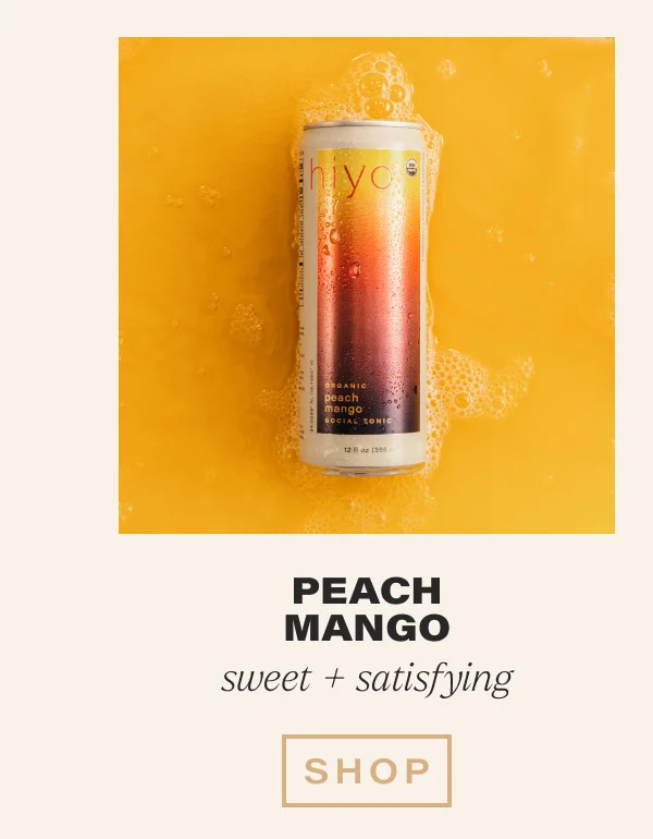 PEACH MANGO | sweet + satisfying | [ SHOP ]