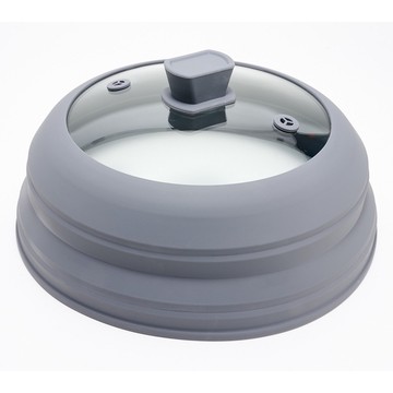 CookCraft Collapsible Silicone Glass Microwave Cover & Lid