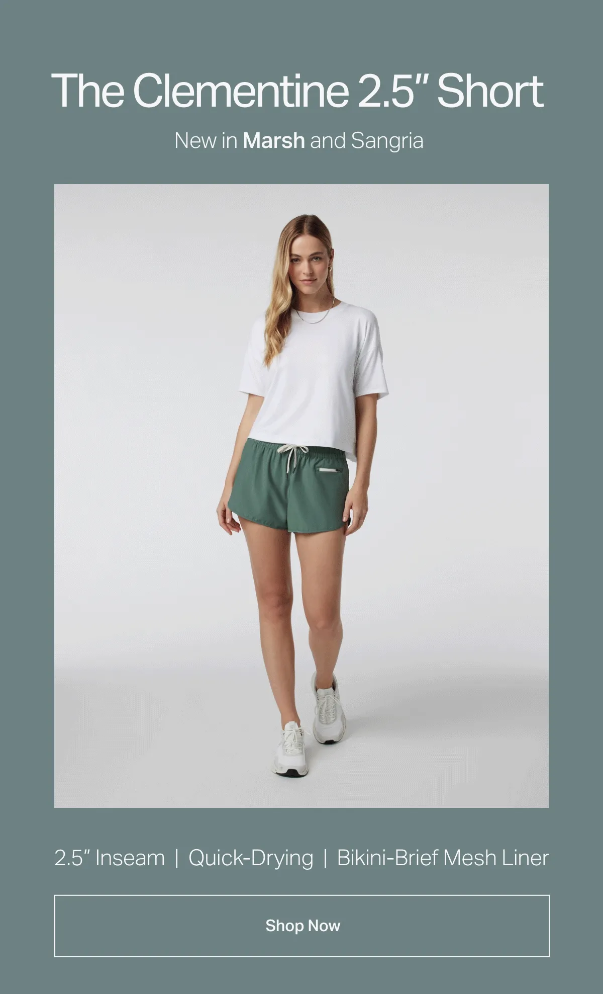 The Clementine 2.5" Short
