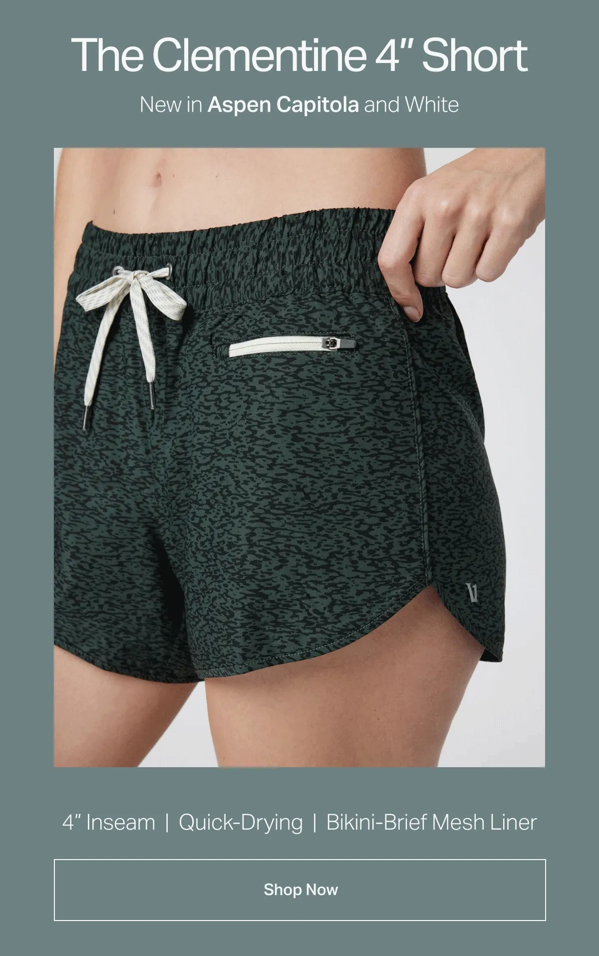 The Clementine 4" Short