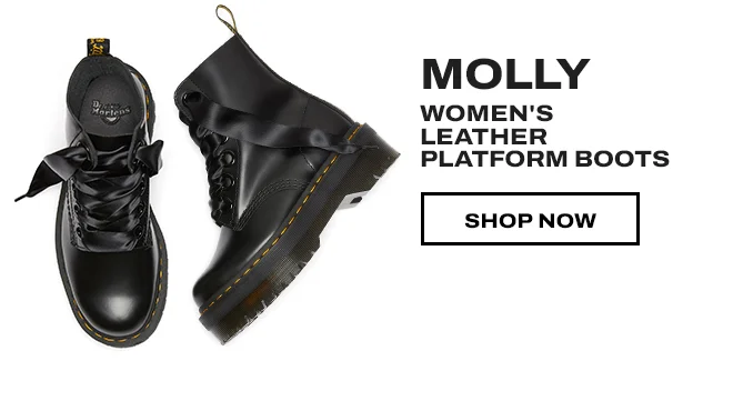 MOLLY WOMEN'S LEATHER PLATFORM BOOTS