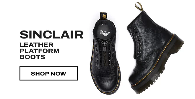 SINCLAIR LEATHER PLATFORM BOOTS