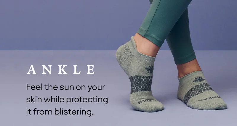 ANKLE. Feel the sun on your skin while protecting it from blistering.