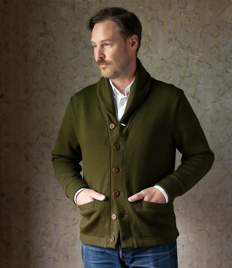 Dehen Shawl Neck Sweater