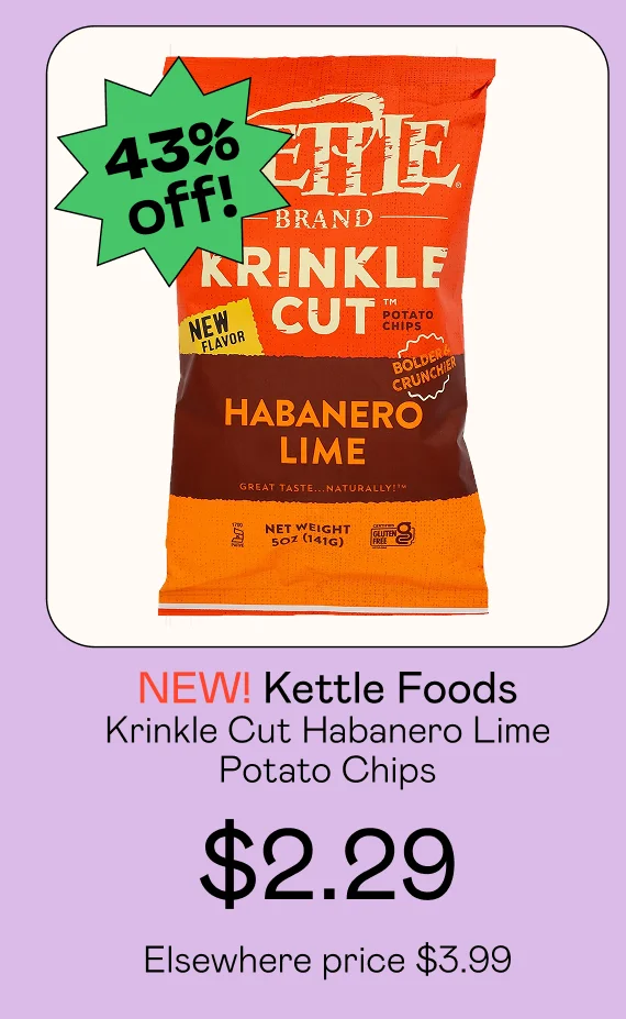 Krinkle Cut Habanero Lime Potato Chips