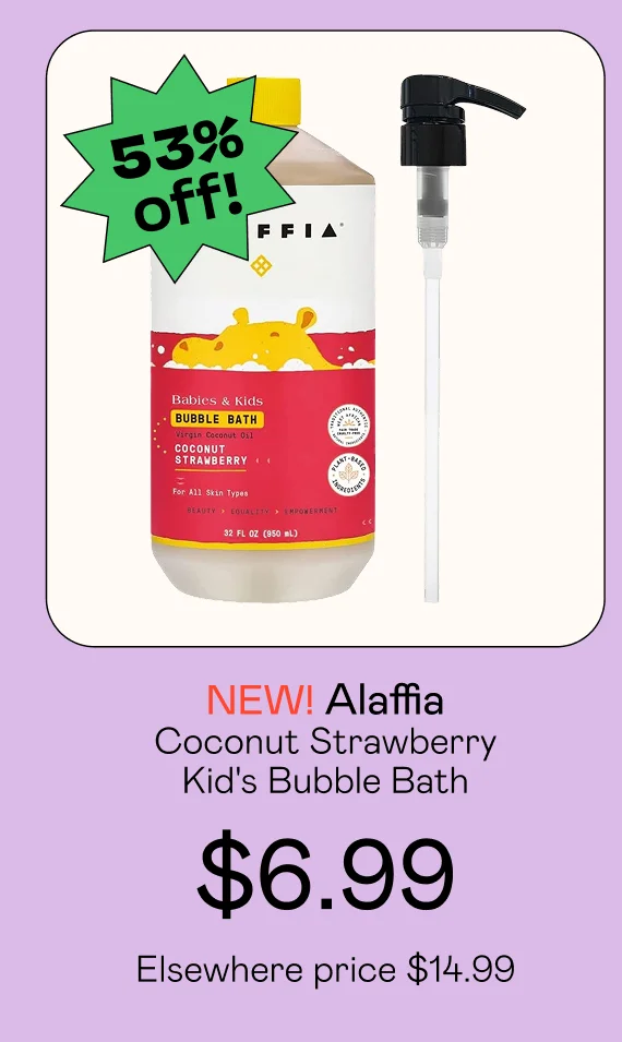 Coconut Strawberry Kid's Bubble Bath