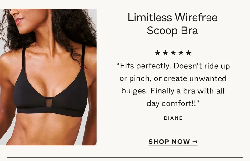 Limitless Wirefree Scoop Bra