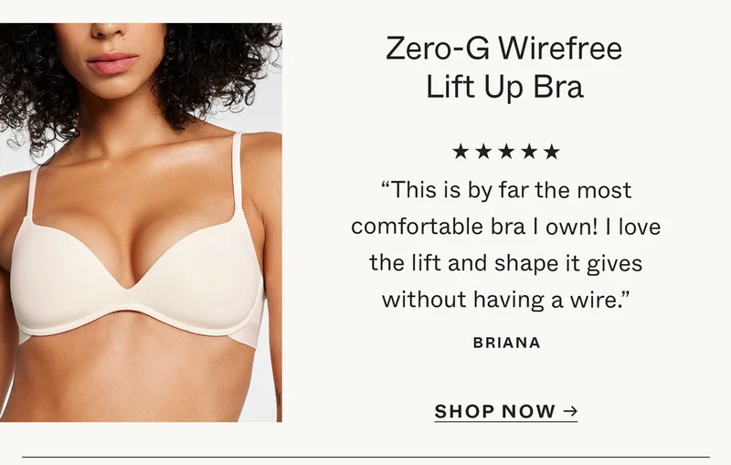 Zero-G Wirefree Lift Up Bra