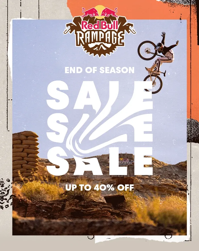 Red Bull Rampage End of Season Sale - Up to 40% Off