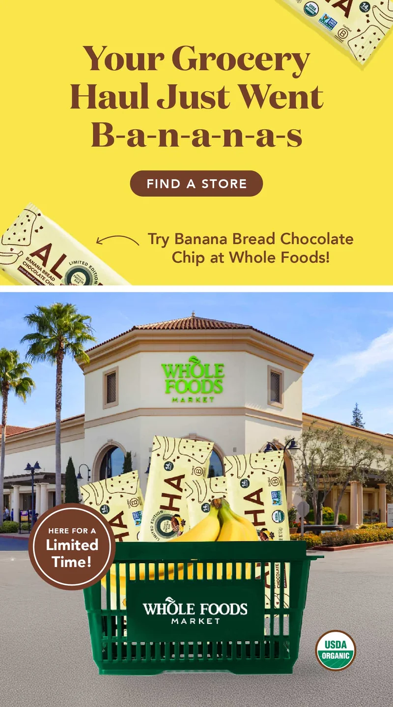 Your grocery haul just went bananas! Try Banana Bread Chocolate Chip at Whole Foods Market. Find a Whole Foods near you with our store locator.