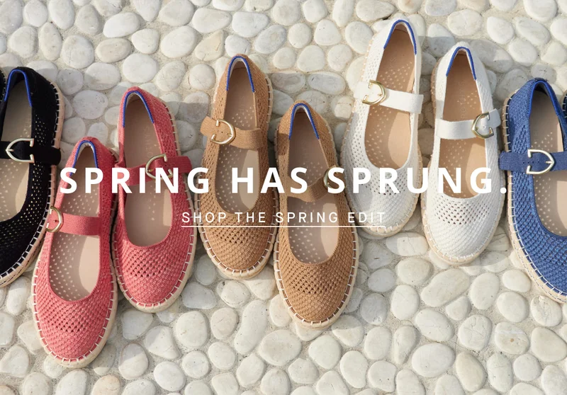 Spring has SPRUNG. CTA: SHOP THE SPRING EDIT