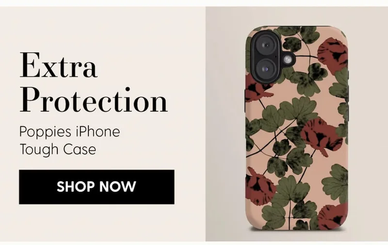Poppies iPhone Case