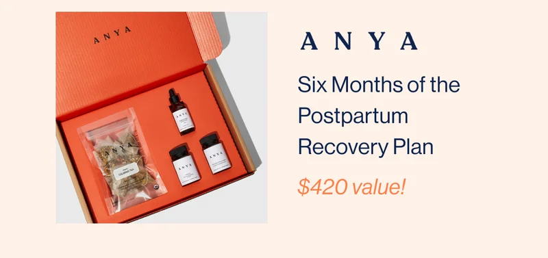 ANYA- Six Months of the Postpartum Recovery Plan $420 VALUE!