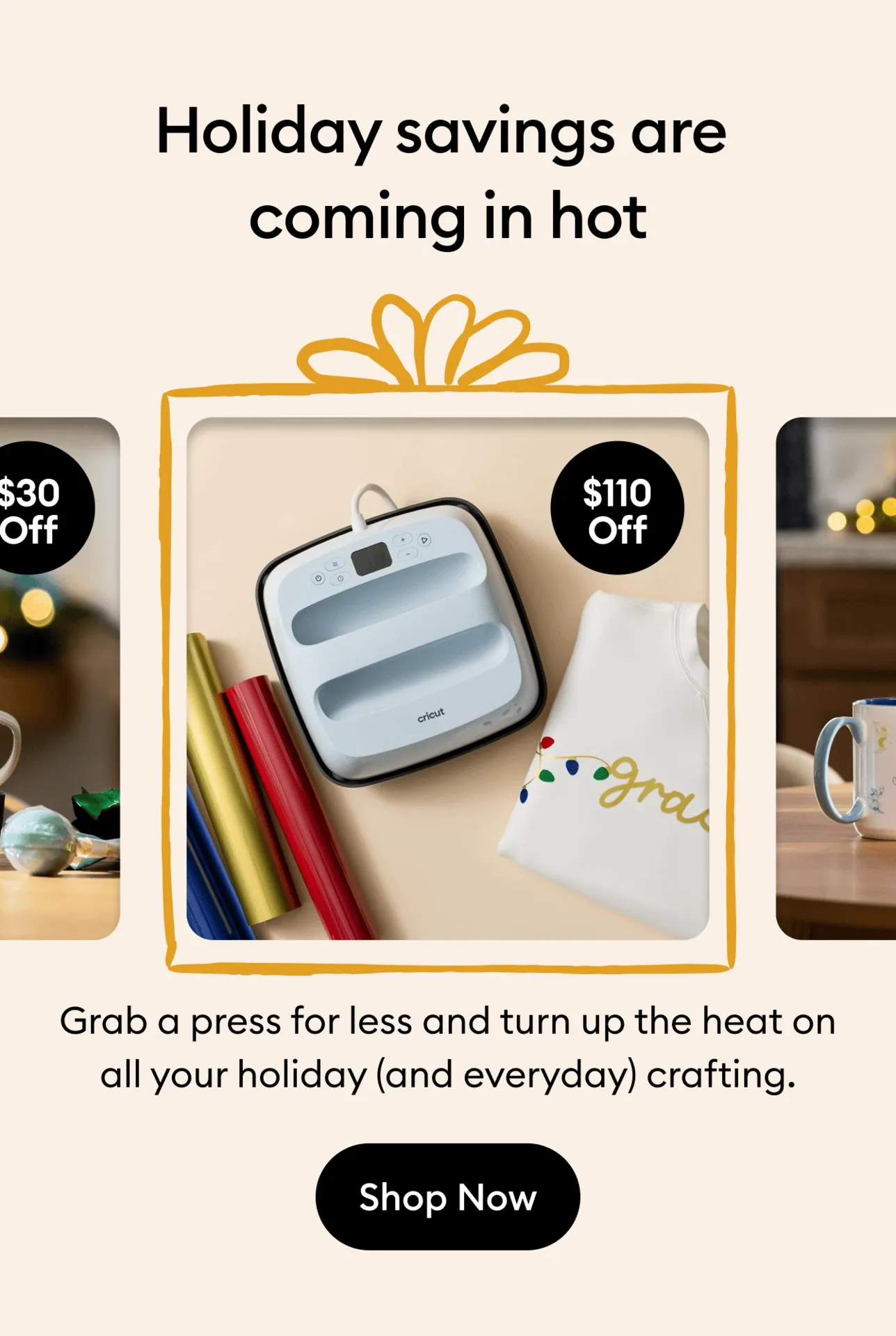 Holiday savings are coming in hot.