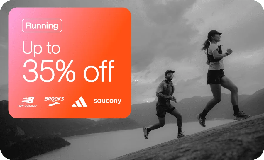 Save up to 35% on running clothing and gear