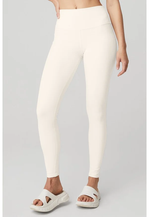 High-Waist Airbrush Legging - Ivory - Ivory / S / Full 28"