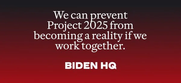 Thank you for believing a better America is possible.