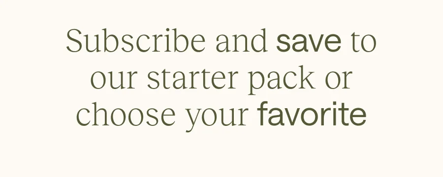 Shop Our Starter Pack