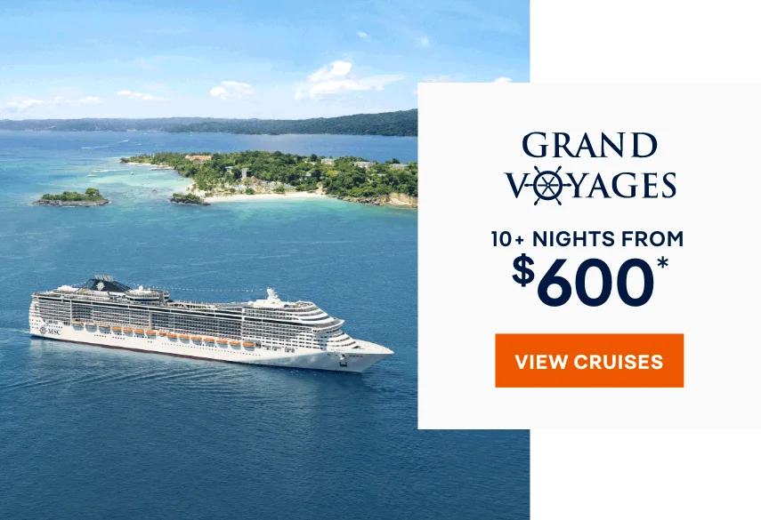 Grand Voyages 10+ Nights – Click to View Cruises & Book Now
