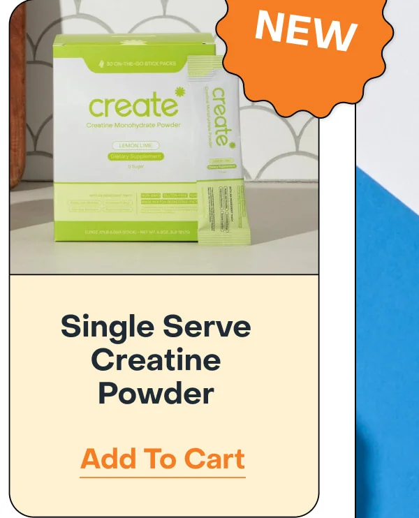 Single Serve Creatine Powder